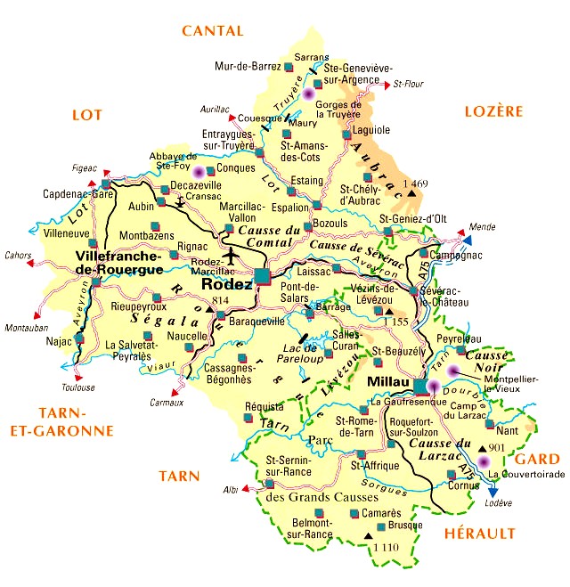 carte aveyron et lozere Présentation   SDIS 12 Aveyron